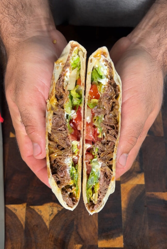 Instant Pot Birria Crunchwrap