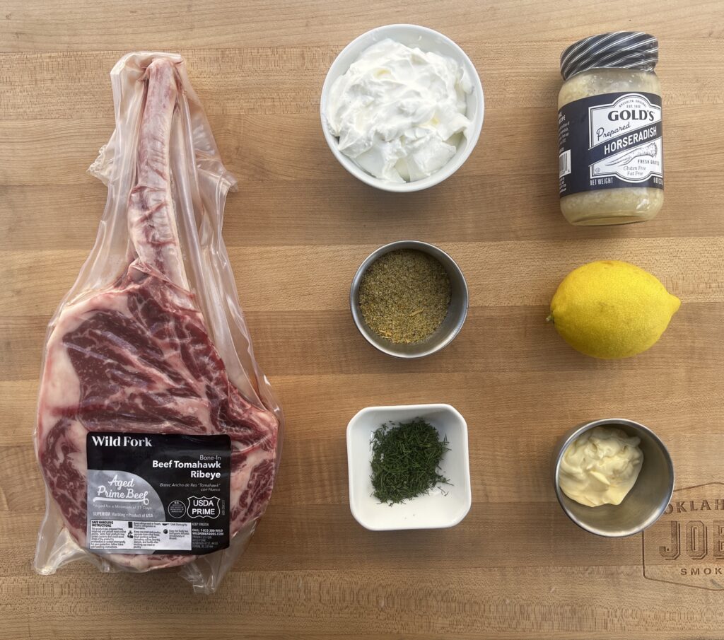 Ingredients for steak