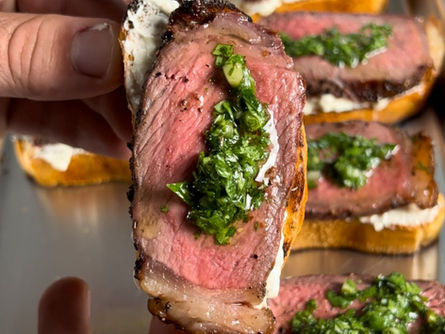 Steak Crostini