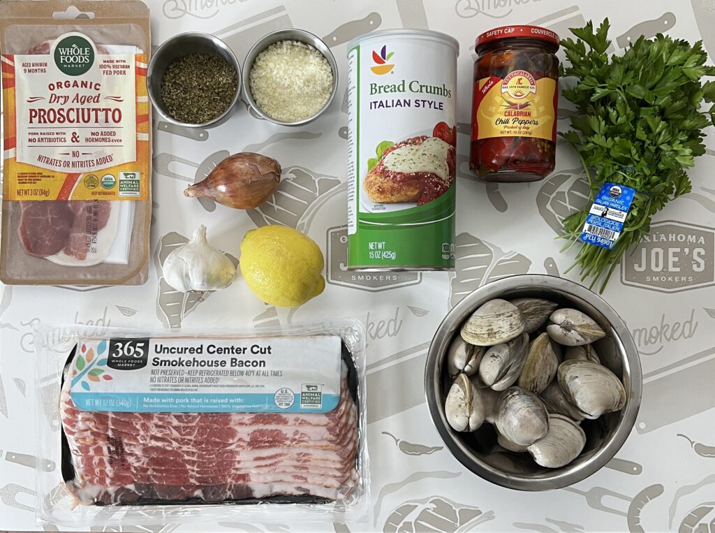 ingredients for clams casino