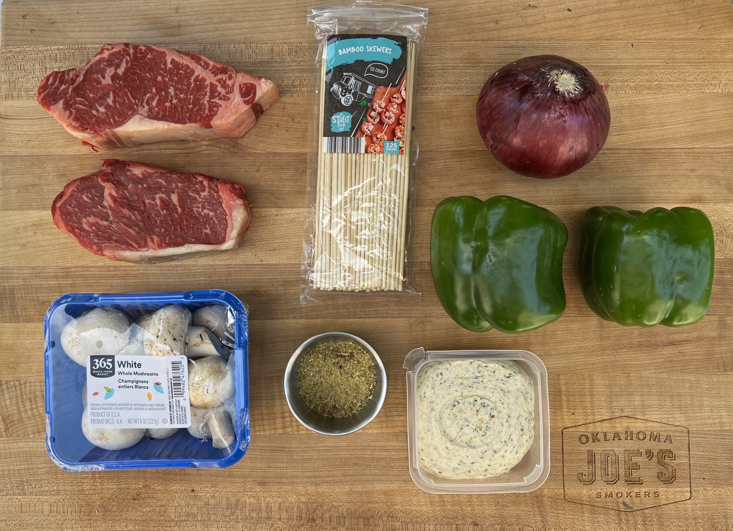 Ingredients for Steak Skewers