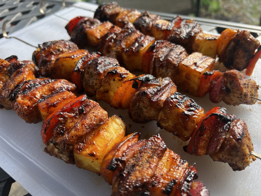 BBQ Chicken Skewers