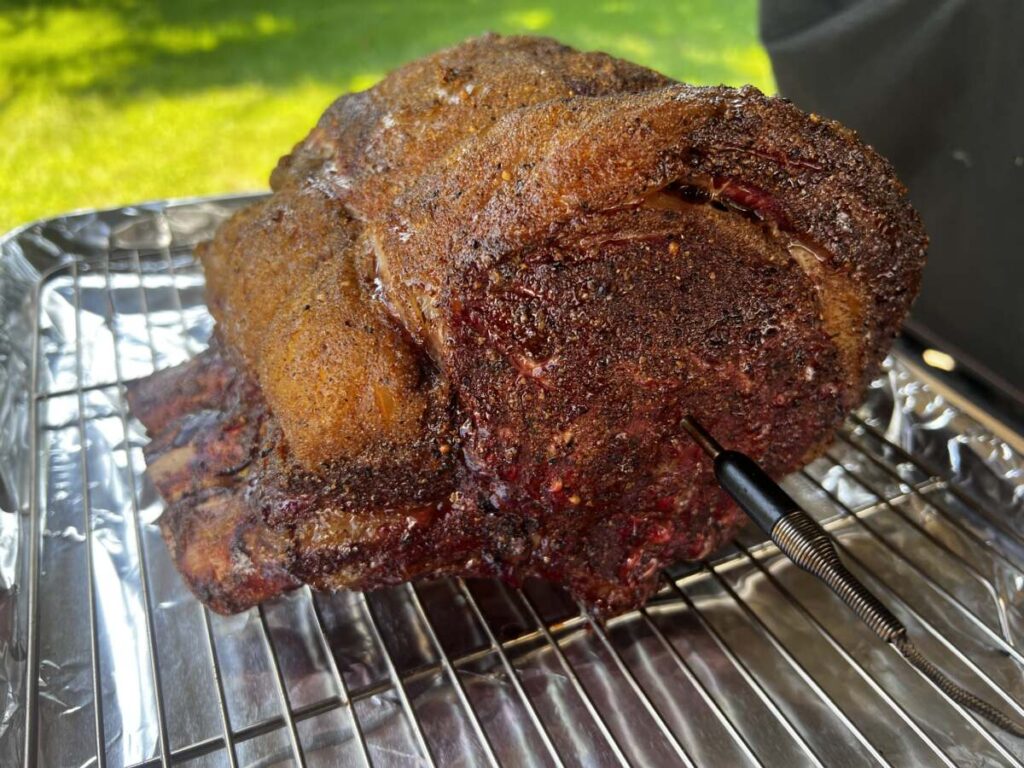 After smoke Prime rib