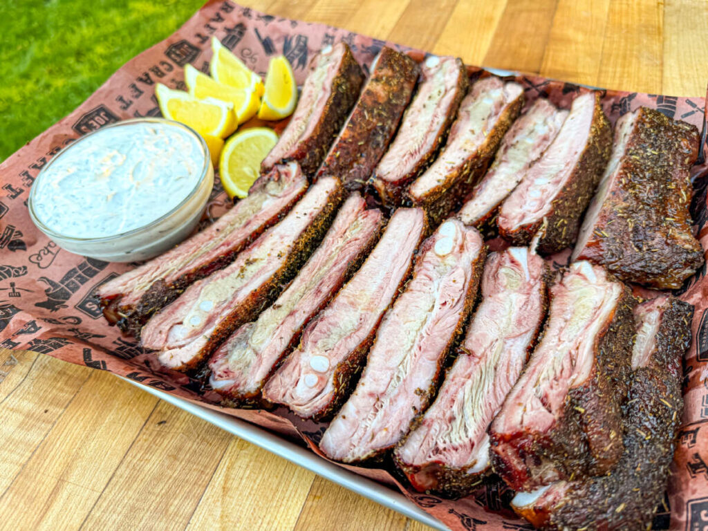 Smoked Greek-Style Ribs Recipe | Mediterranean BBQ Perfection